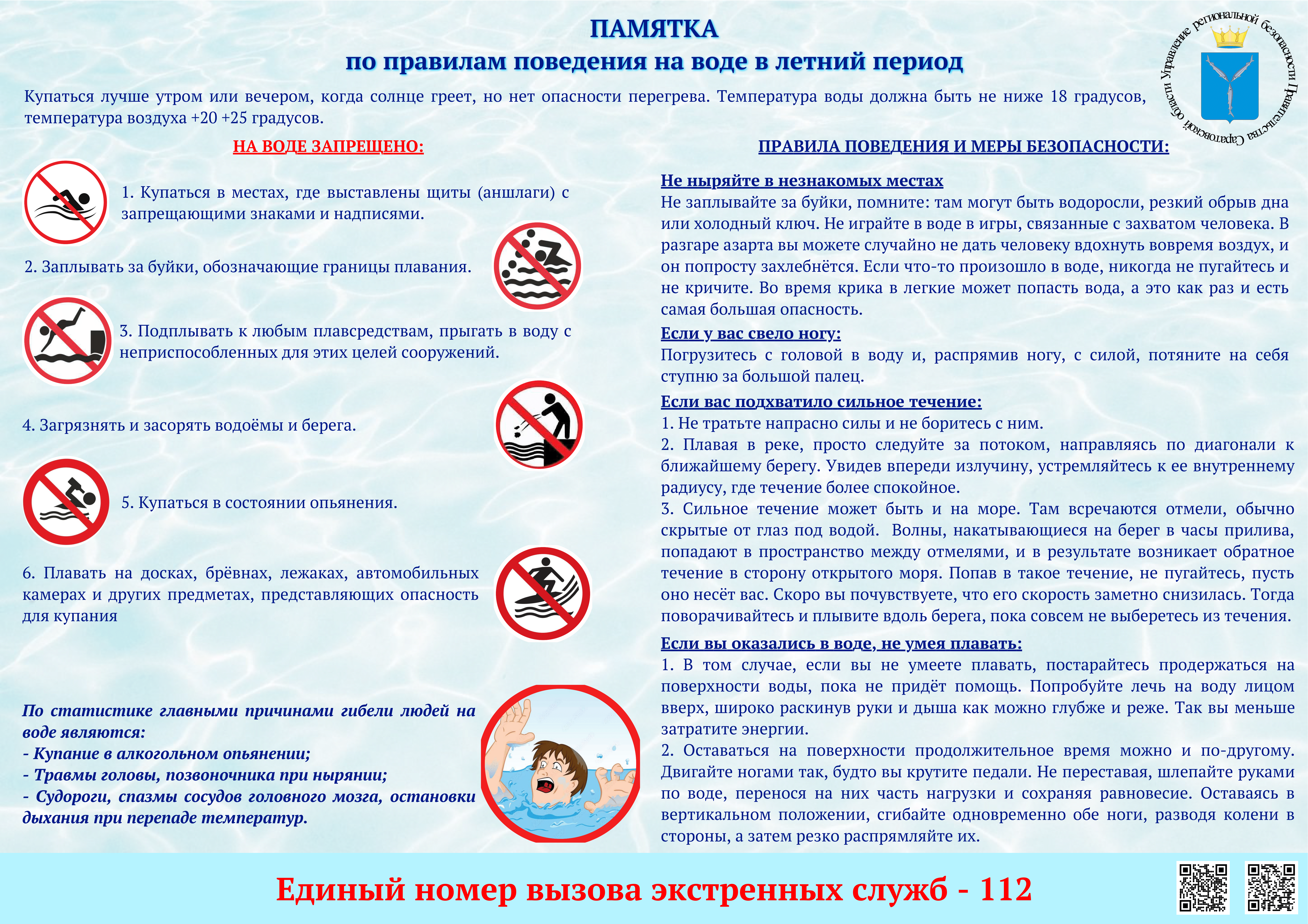 &amp;quot;Правила поведения на воде&amp;quot;.